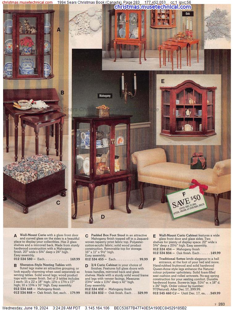 1994 Sears Christmas Book (Canada), Page 283