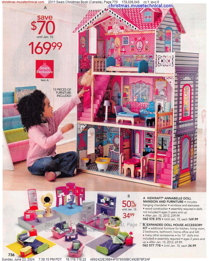 2011 Sears Christmas Book (Canada), Page 770