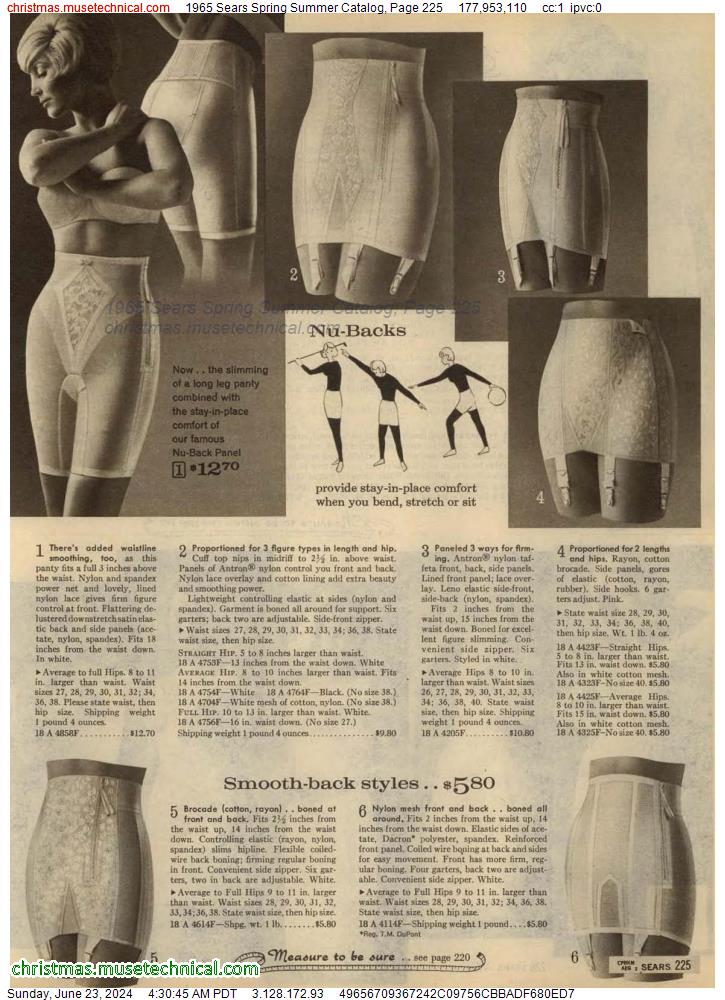 1965 Sears Spring Summer Catalog, Page 225
