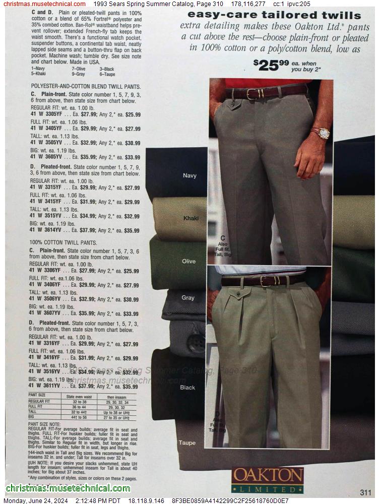 1993 Sears Spring Summer Catalog, Page 310
