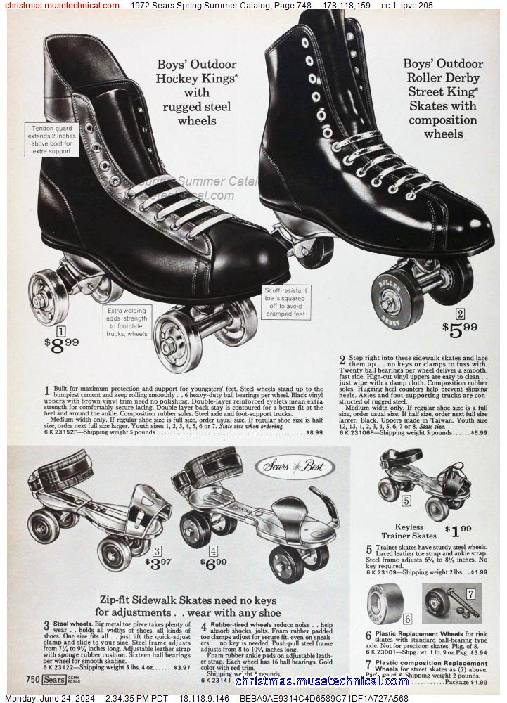 1972 Sears Spring Summer Catalog, Page 748