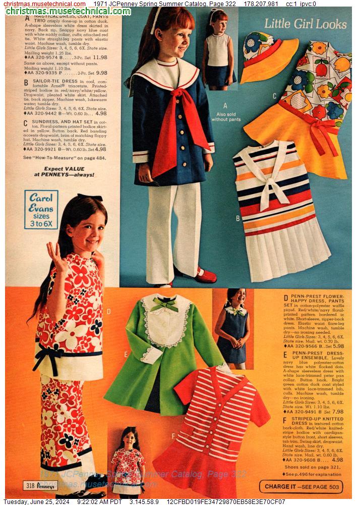 1971 JCPenney Spring Summer Catalog, Page 322