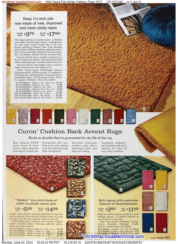 1964 Sears Fall Winter Catalog, Page 1517