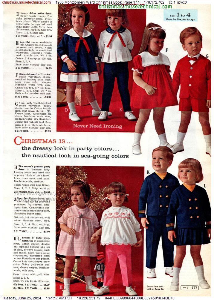 1966 Montgomery Ward Christmas Book, Page 177