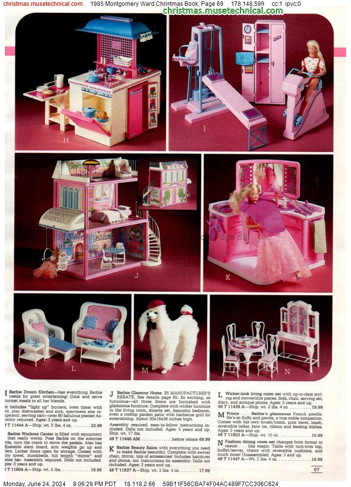 1985 Montgomery Ward Christmas Book, Page 69