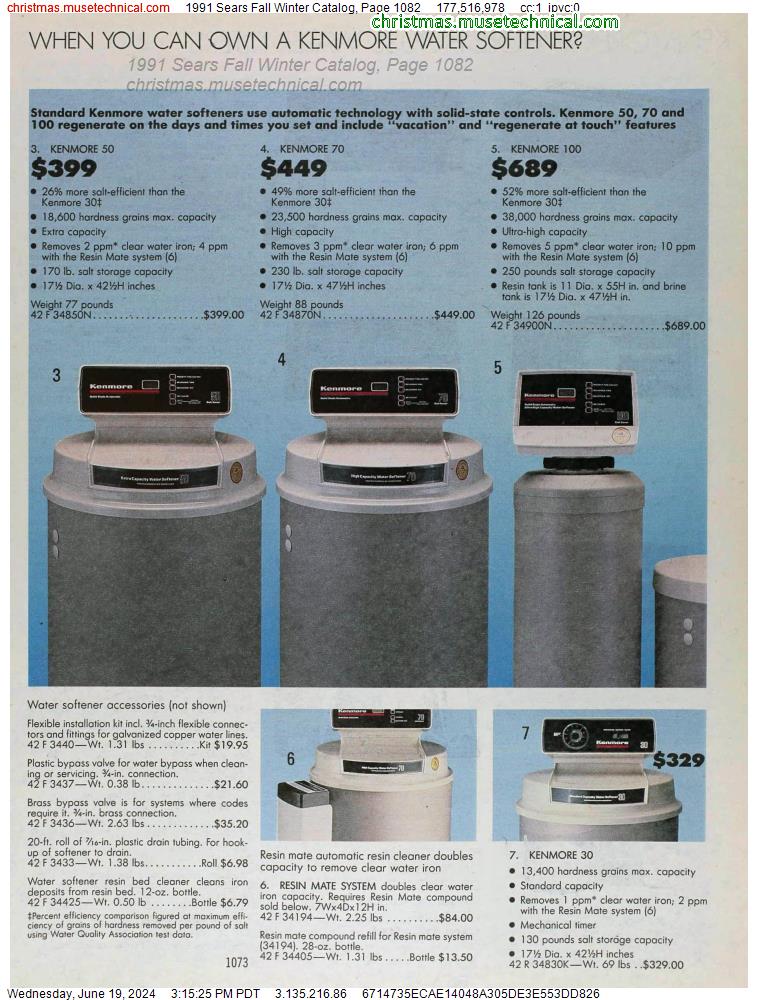 1991 Sears Fall Winter Catalog, Page 1082