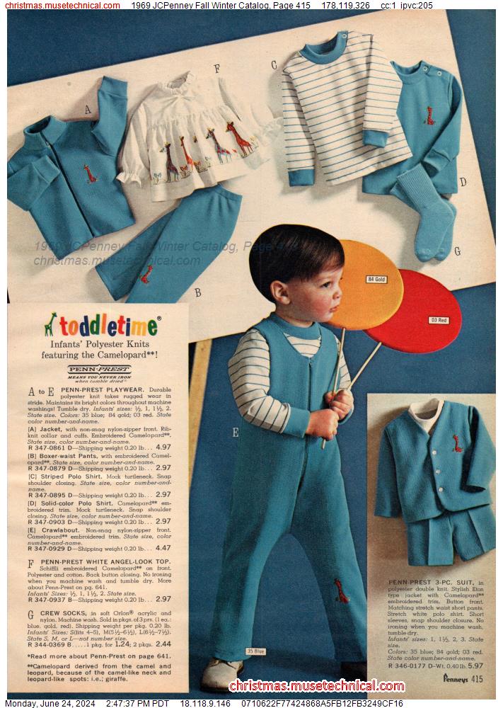 1969 JCPenney Fall Winter Catalog, Page 415