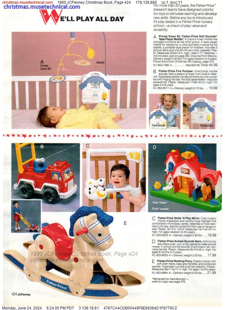 1990 JCPenney Christmas Book, Page 424