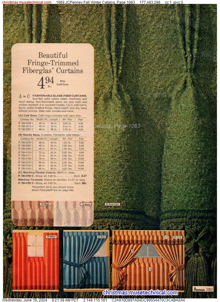 1969 JCPenney Fall Winter Catalog, Page 1063