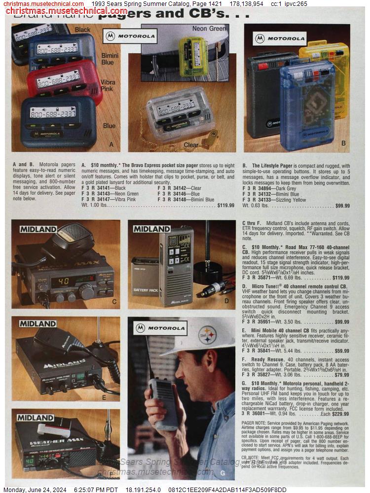 1993 Sears Spring Summer Catalog, Page 1421