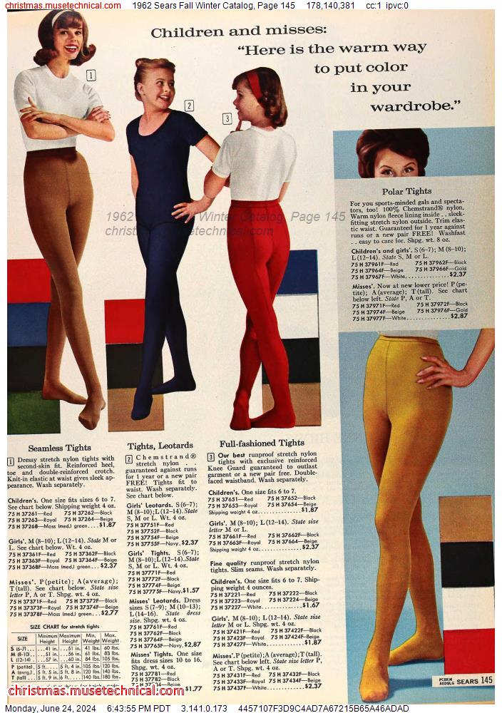 1962 Sears Fall Winter Catalog, Page 145