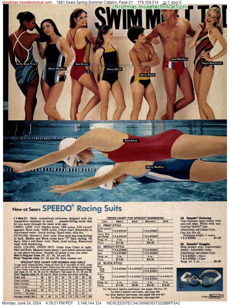 1981 Sears Spring Summer Catalog, Page 21
