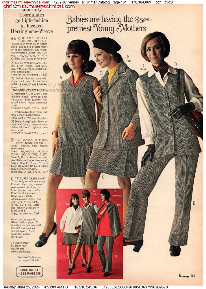 1969 JCPenney Fall Winter Catalog, Page 161