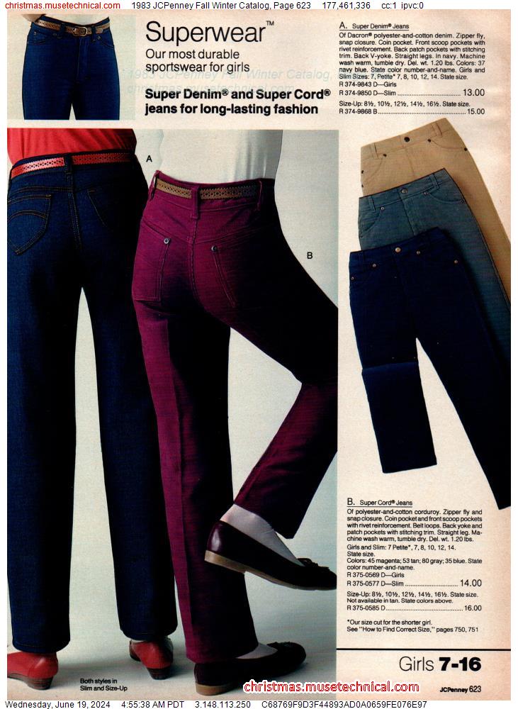 1983 JCPenney Fall Winter Catalog, Page 623