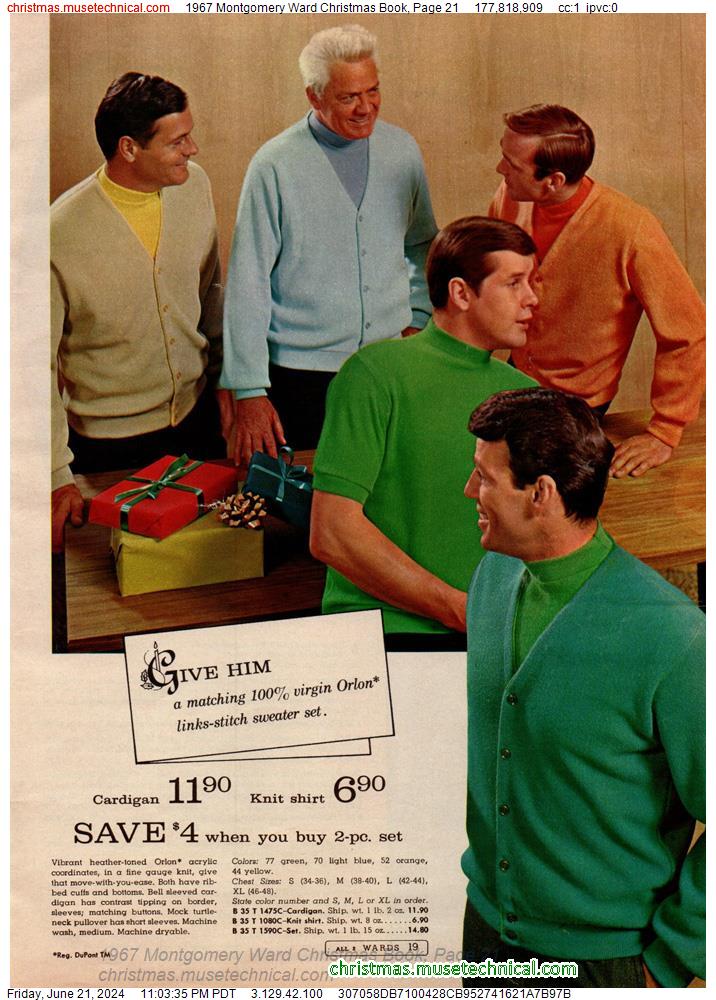 1967 Montgomery Ward Christmas Book, Page 21