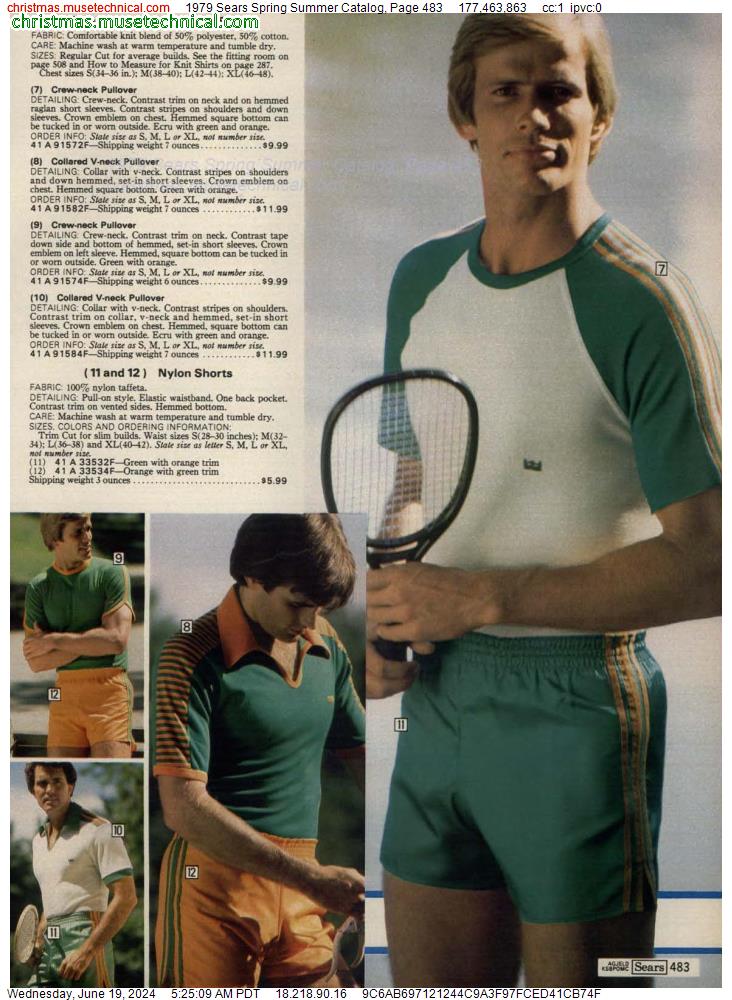 1979 Sears Spring Summer Catalog, Page 483