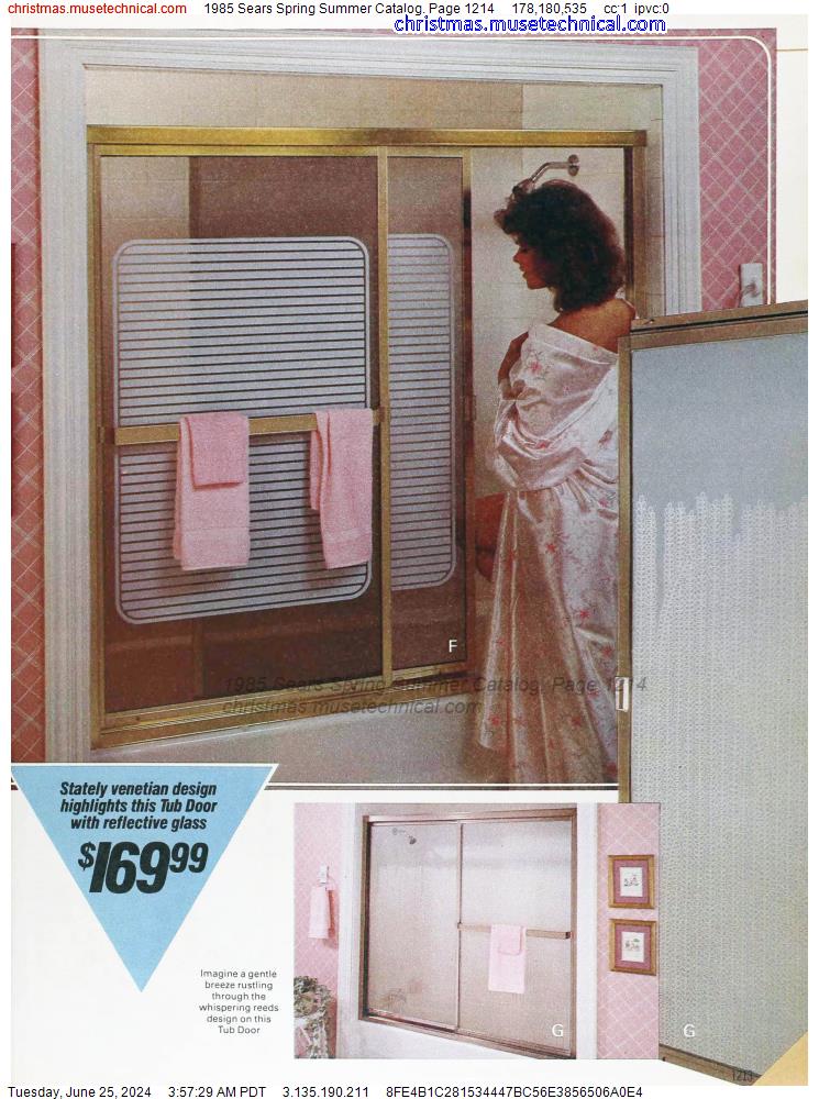 1985 Sears Spring Summer Catalog, Page 1214