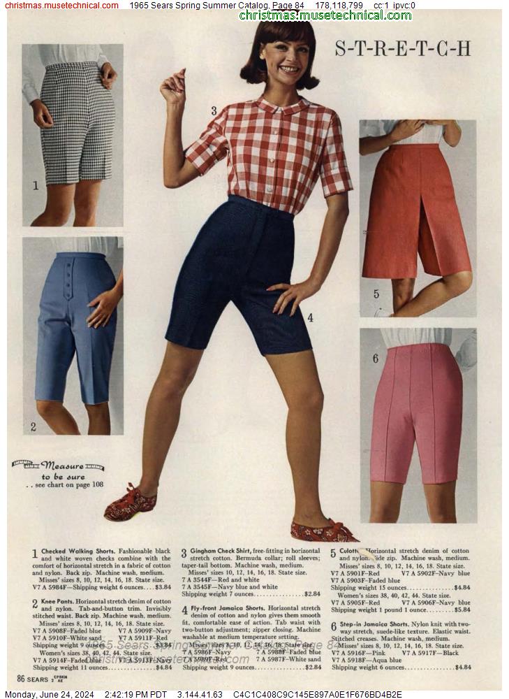 1965 Sears Spring Summer Catalog, Page 84