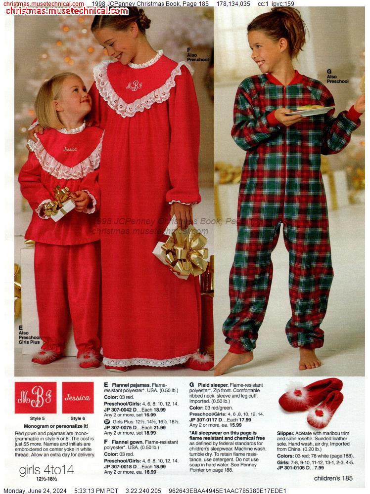 1998 JCPenney Christmas Book, Page 185