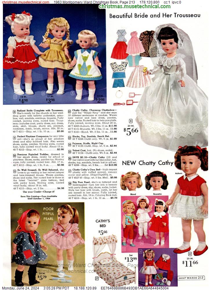 1963 Montgomery Ward Christmas Book, Page 213