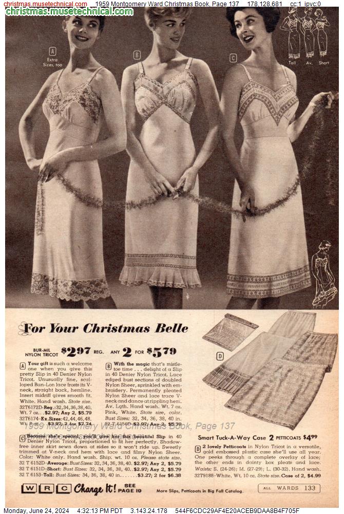 1959 Montgomery Ward Christmas Book, Page 137