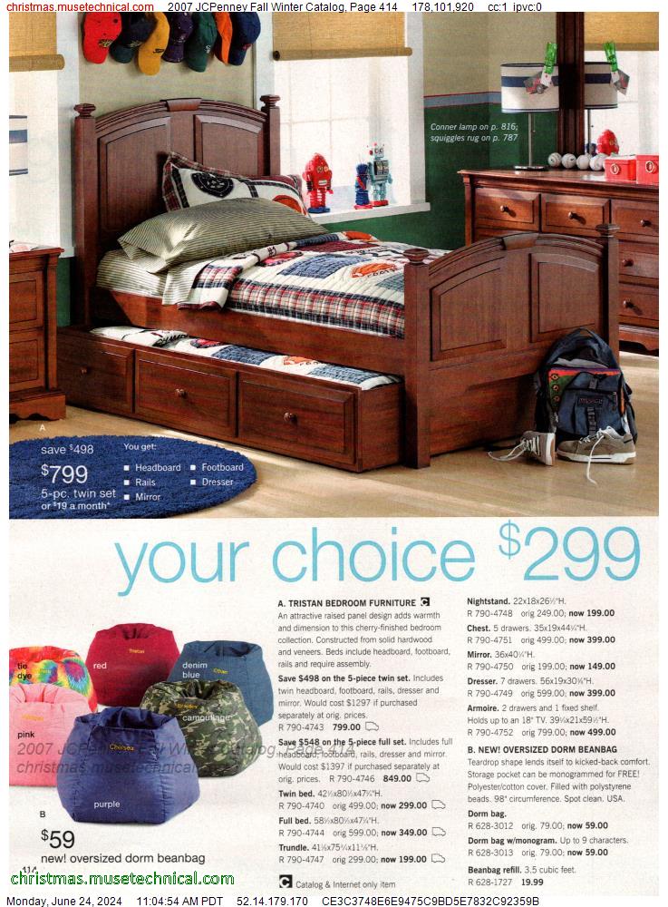 2007 JCPenney Fall Winter Catalog, Page 414