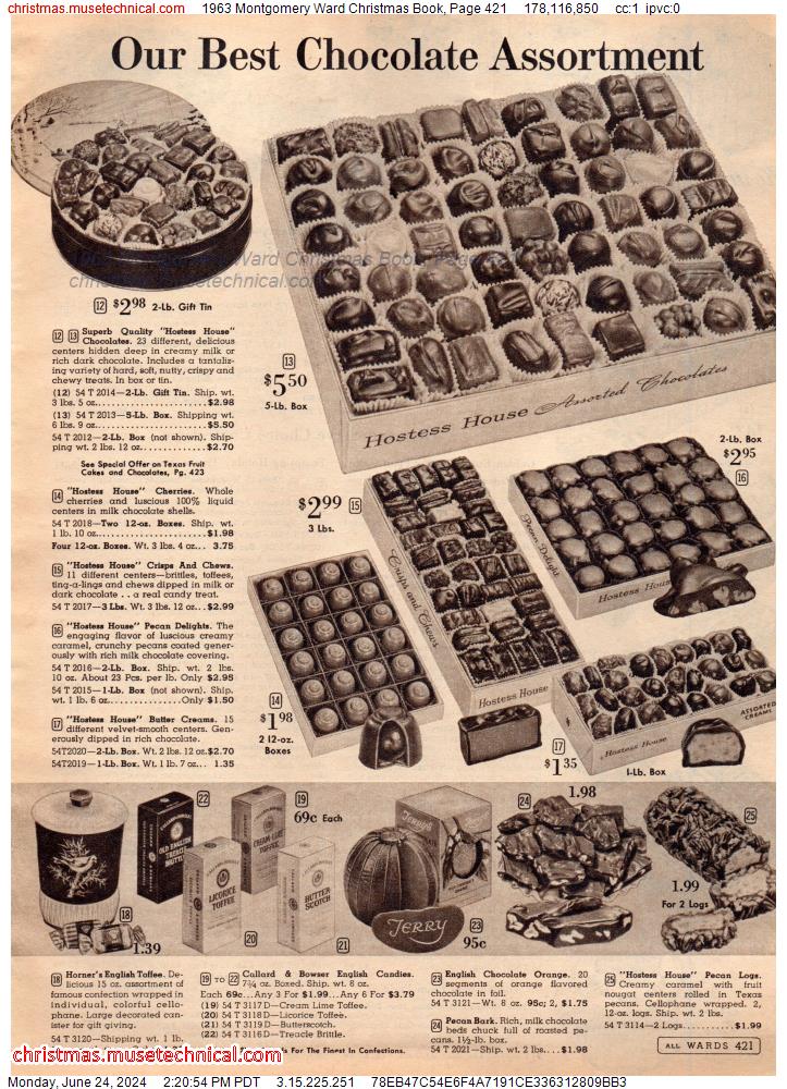 1963 Montgomery Ward Christmas Book, Page 421
