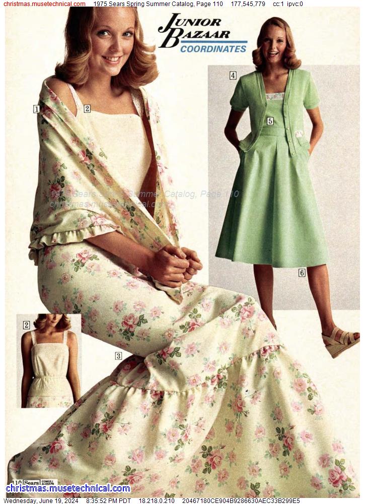 1975 Sears Spring Summer Catalog, Page 110