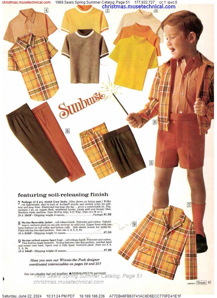 1969 Sears Spring Summer Catalog, Page 51