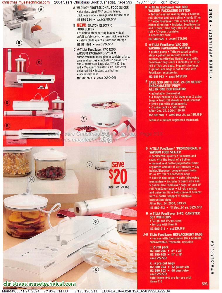 2004 Sears Christmas Book (Canada), Page 593