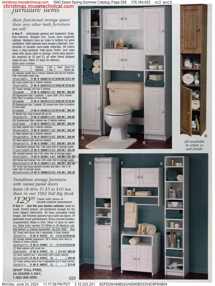 1993 Sears Spring Summer Catalog, Page 558