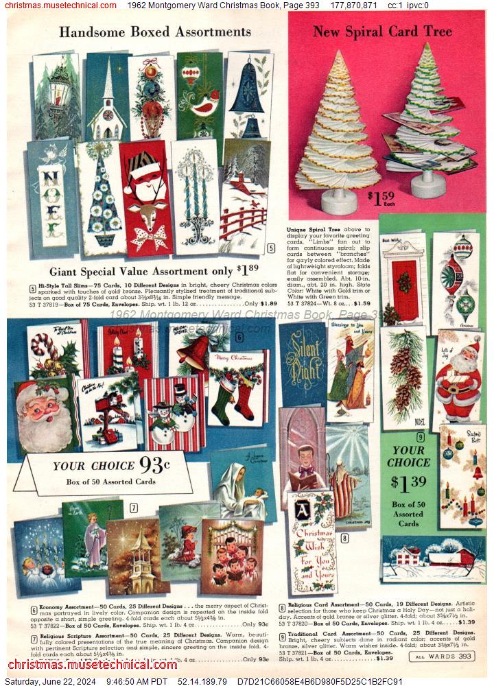 1962 Montgomery Ward Christmas Book, Page 393