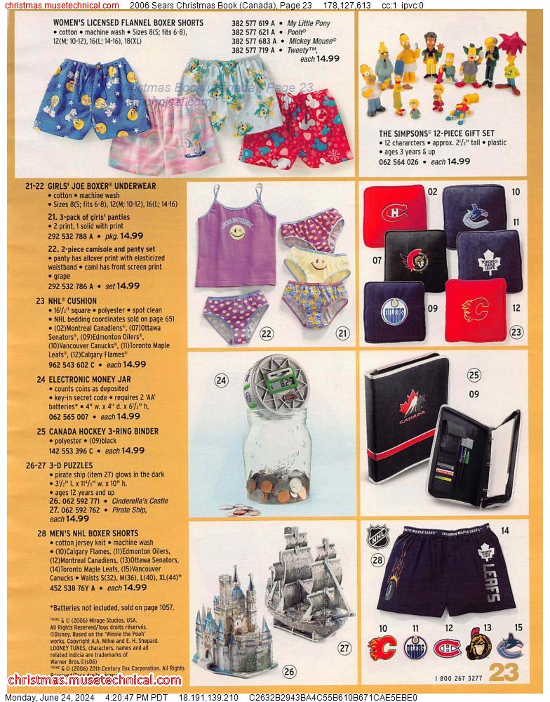 2006 Sears Christmas Book (Canada), Page 23