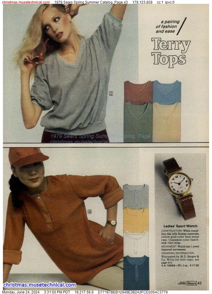 1979 Sears Spring Summer Catalog, Page 43