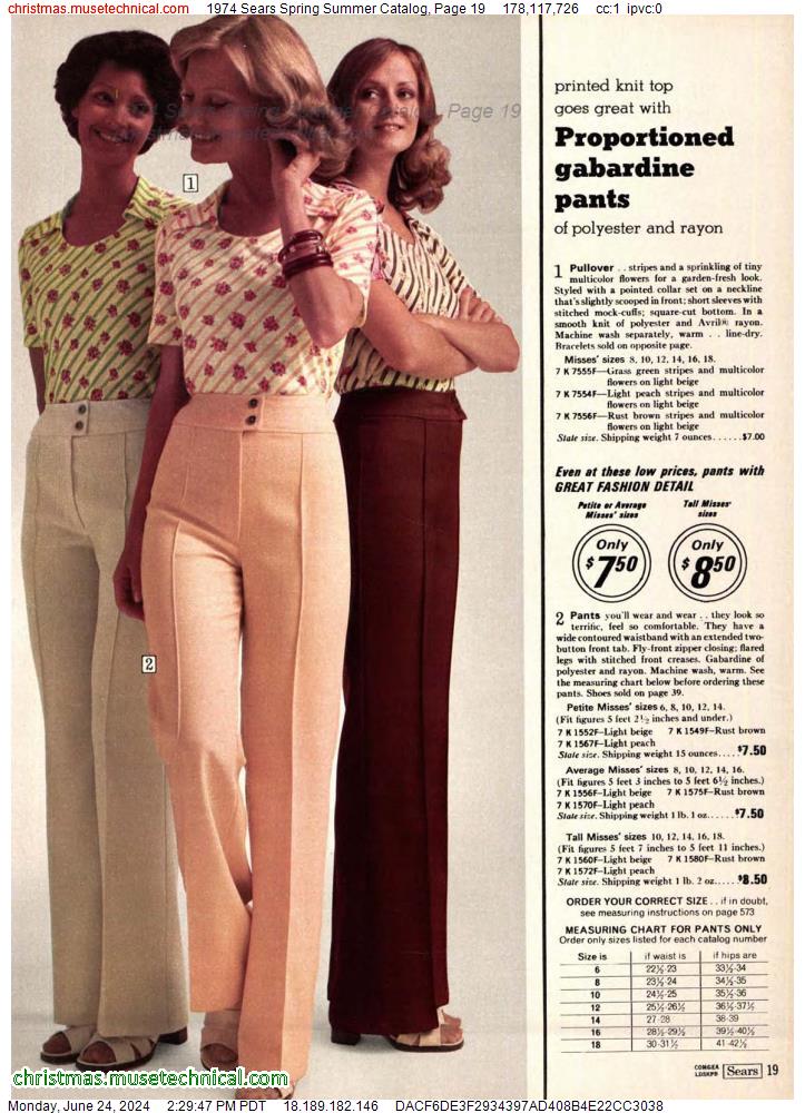 1974 Sears Spring Summer Catalog, Page 19