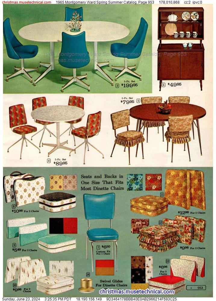 1965 Montgomery Ward Spring Summer Catalog, Page 953