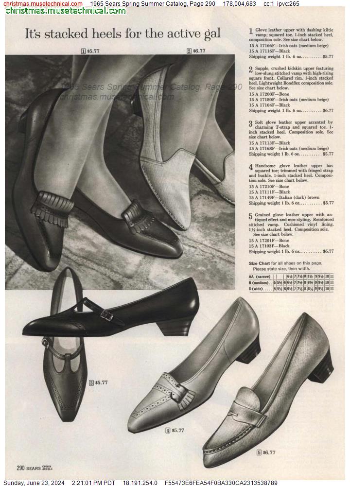 1965 Sears Spring Summer Catalog, Page 290