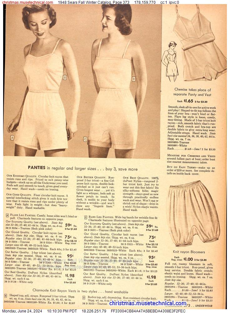 1948 Sears Fall Winter Catalog, Page 373