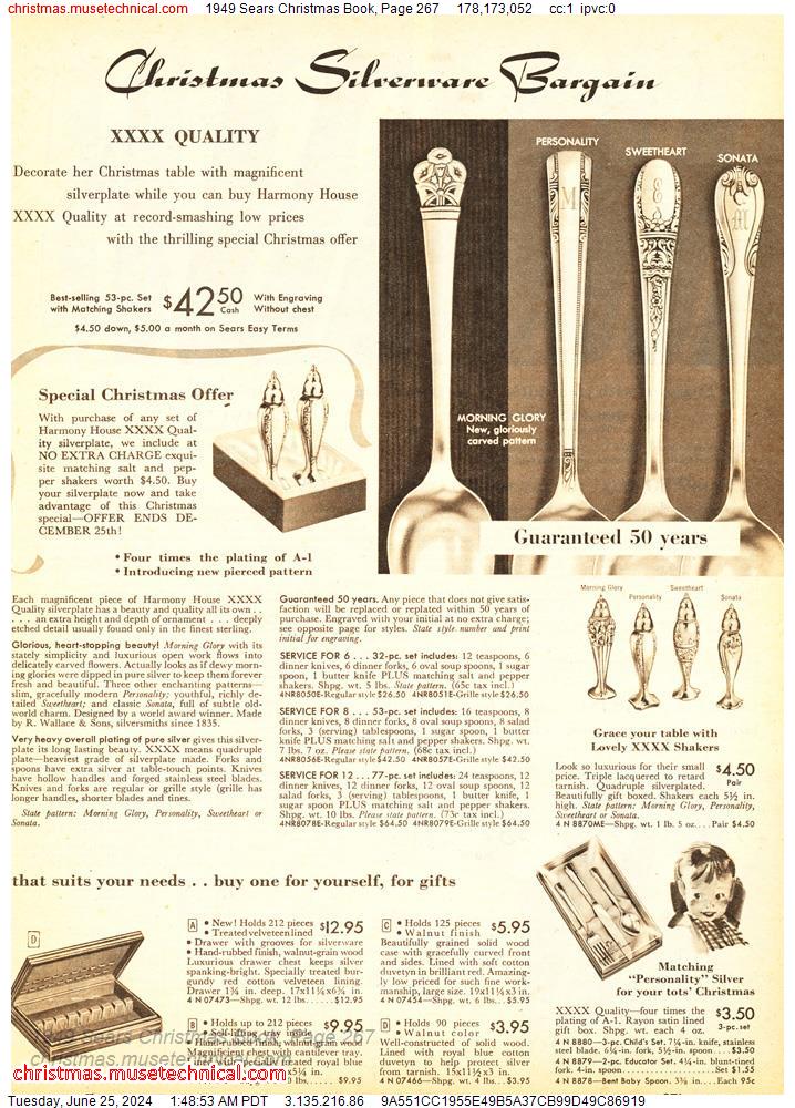 1949 Sears Christmas Book, Page 267