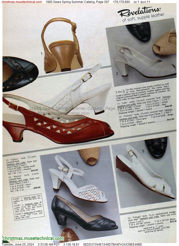 1985 Sears Spring Summer Catalog, Page 397