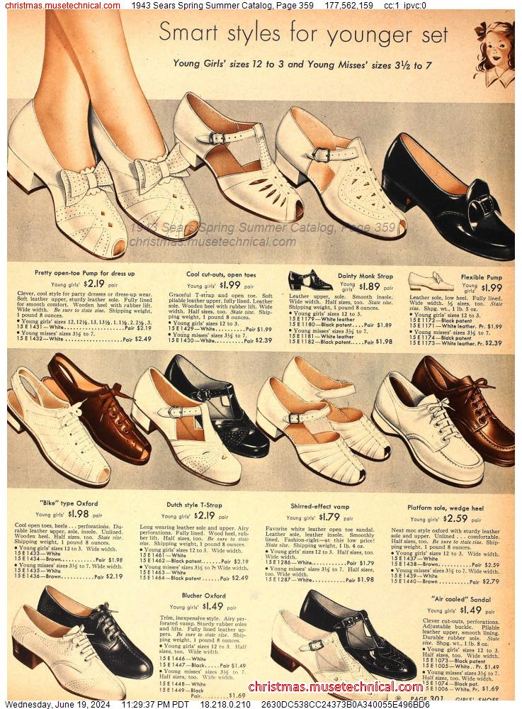 1943 Sears Spring Summer Catalog, Page 359