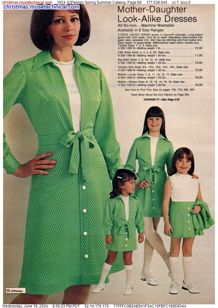 1974 JCPenney Spring Summer Catalog, Page 68