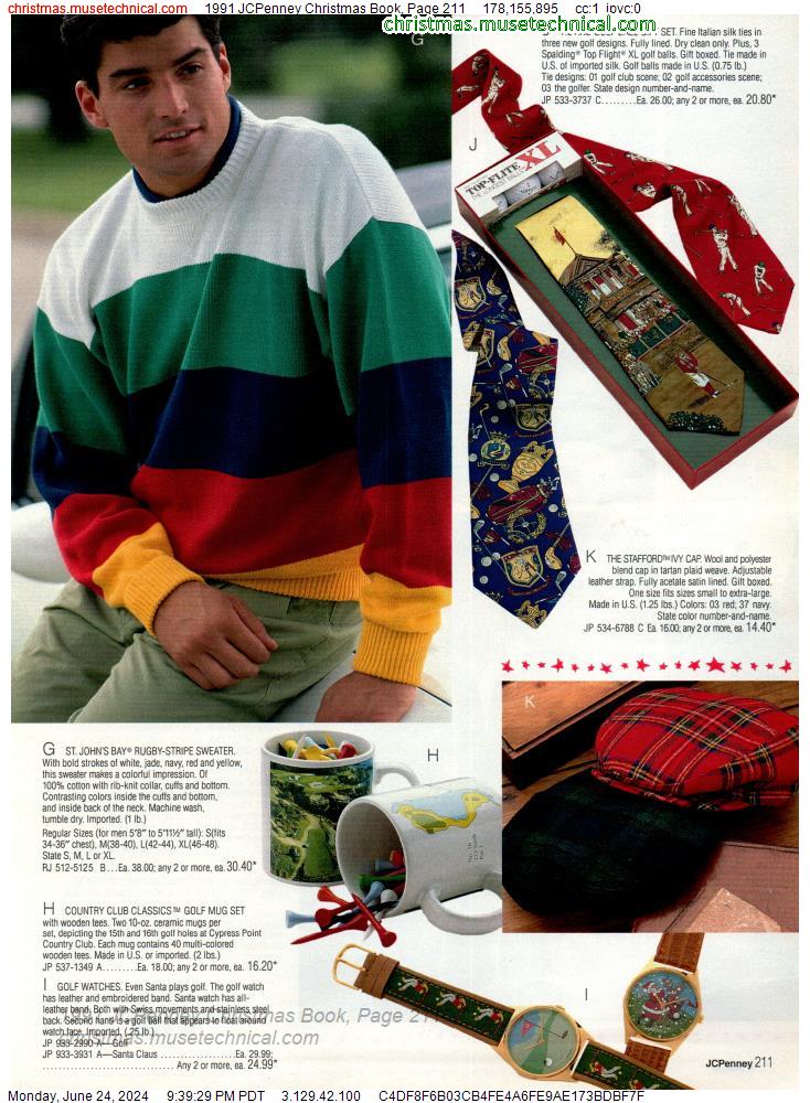 1991 JCPenney Christmas Book, Page 211