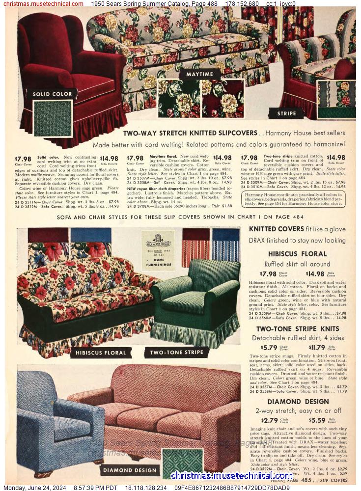 1950 Sears Spring Summer Catalog, Page 488