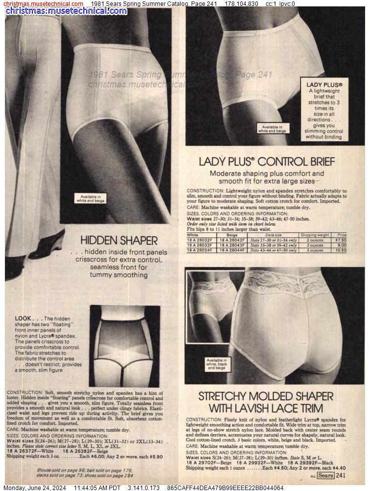 1981 Sears Spring Summer Catalog, Page 241