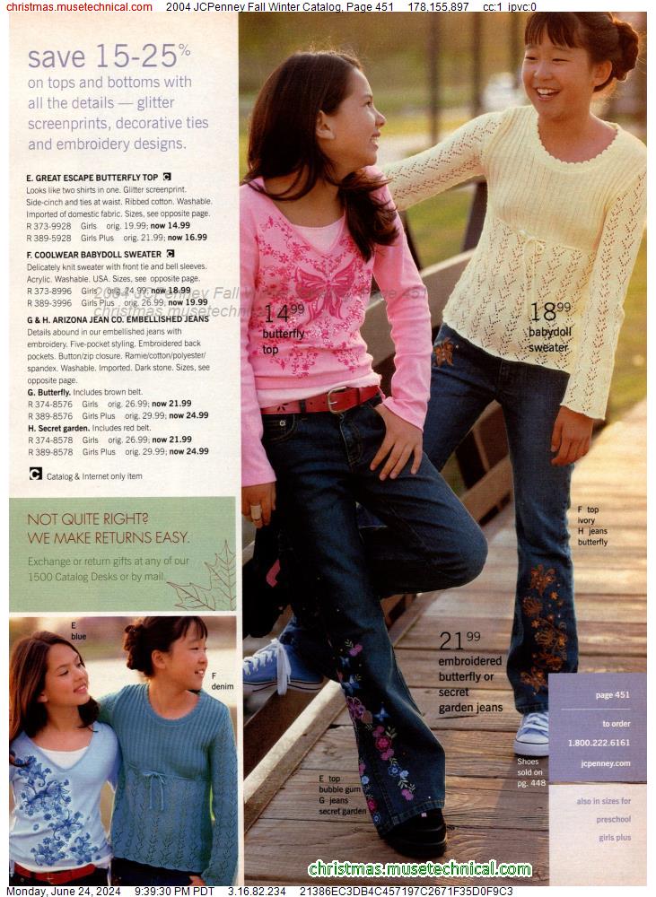 2004 JCPenney Fall Winter Catalog, Page 451