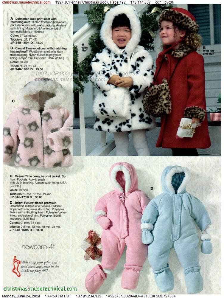 1997 JCPenney Christmas Book, Page 192