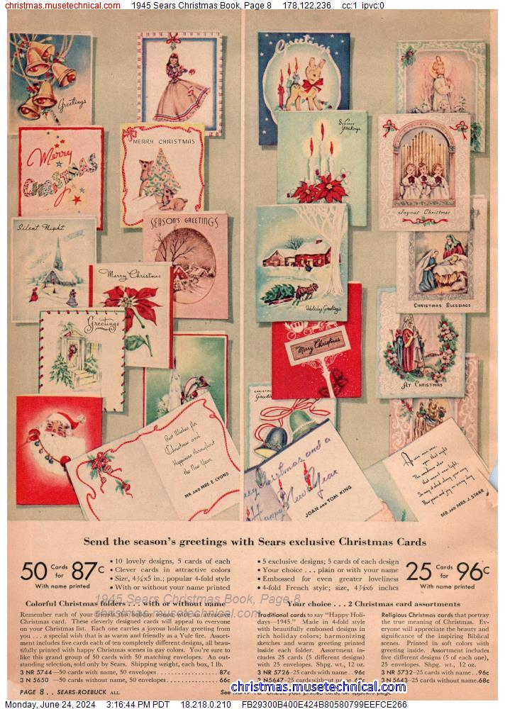 1945 Sears Christmas Book, Page 8