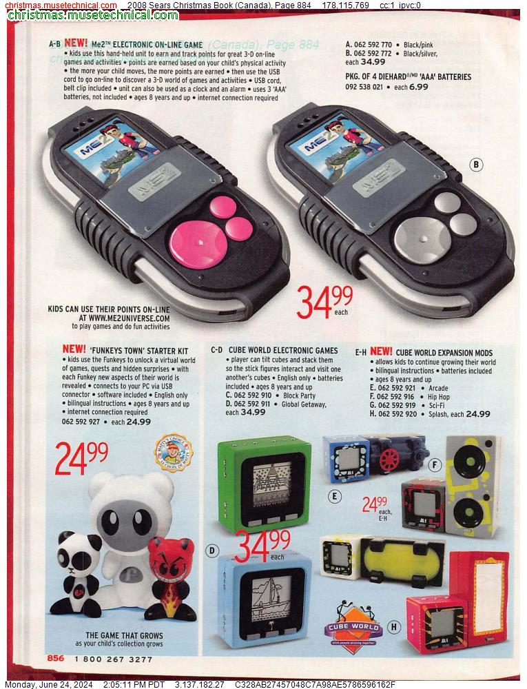 2008 Sears Christmas Book (Canada), Page 884