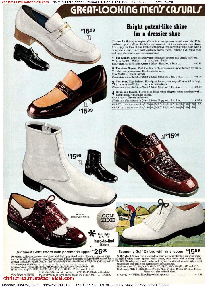1975 Sears Spring Summer Catalog, Page 422